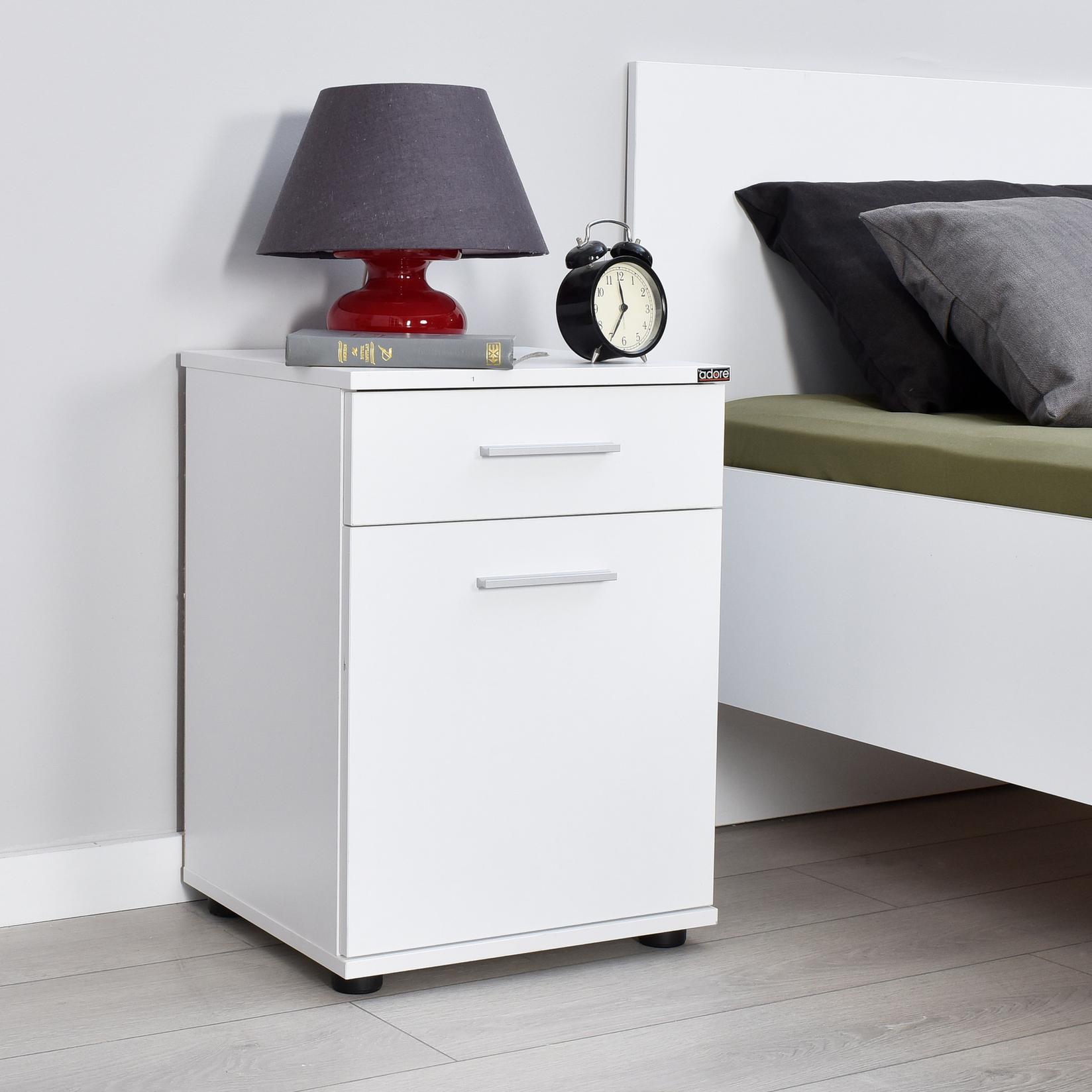 Hanah Home noćni ormarić 40x57x39cm bijeli