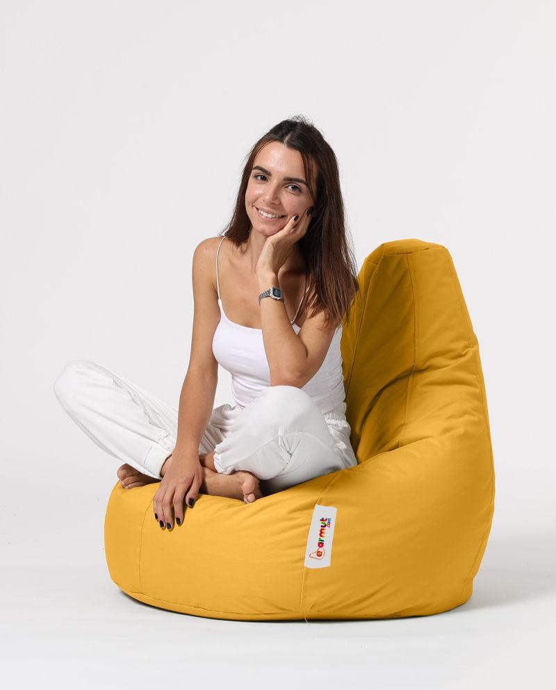 Atelier del Sofa Lazy bag Žuti