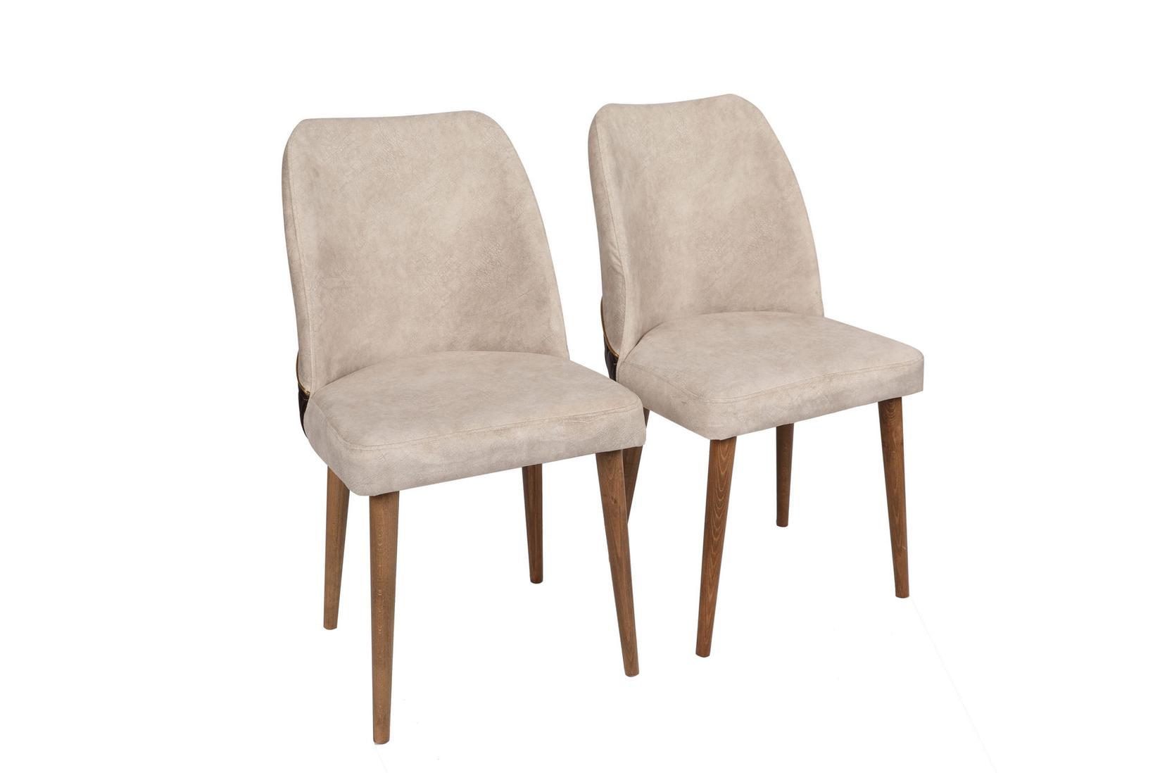 Hanah Home Set od 2 trpezarijske stolice, orah