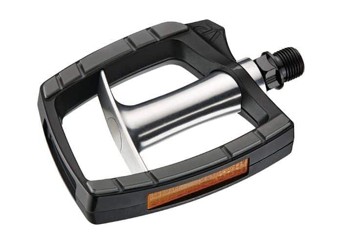 Pedale Alu Polish Vp-615 Black-Silver