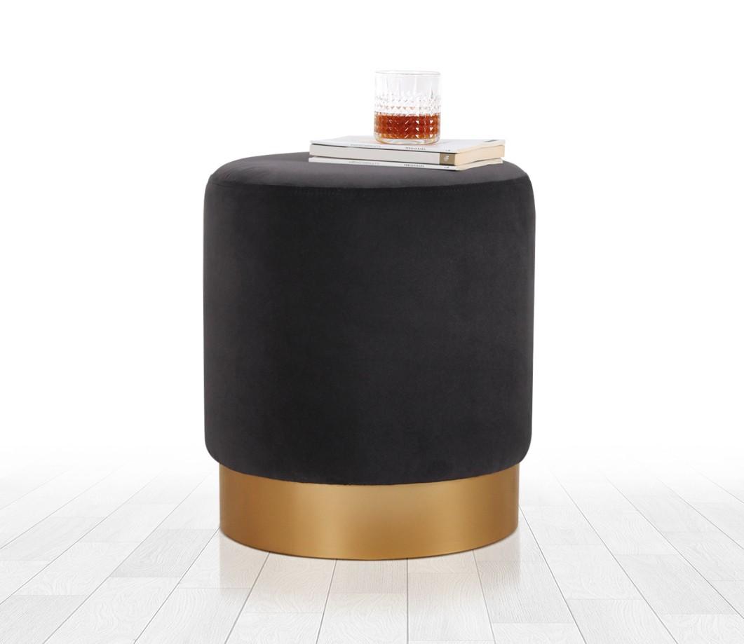 Atelier del Sofa Tabure 45x40cm, Tamno siva