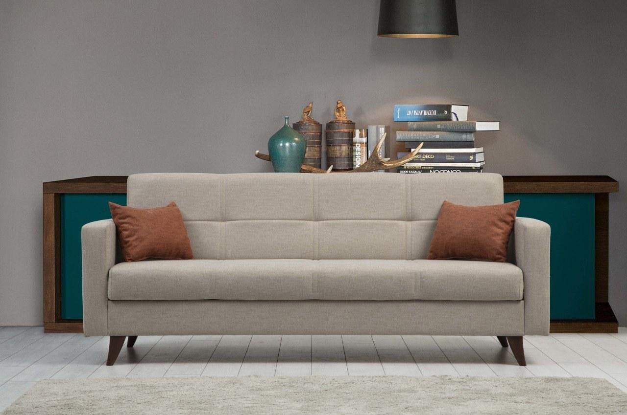 Atelier del Sofa Trosjed na razvlačenje Polya 205x86x75 cm, Bež
