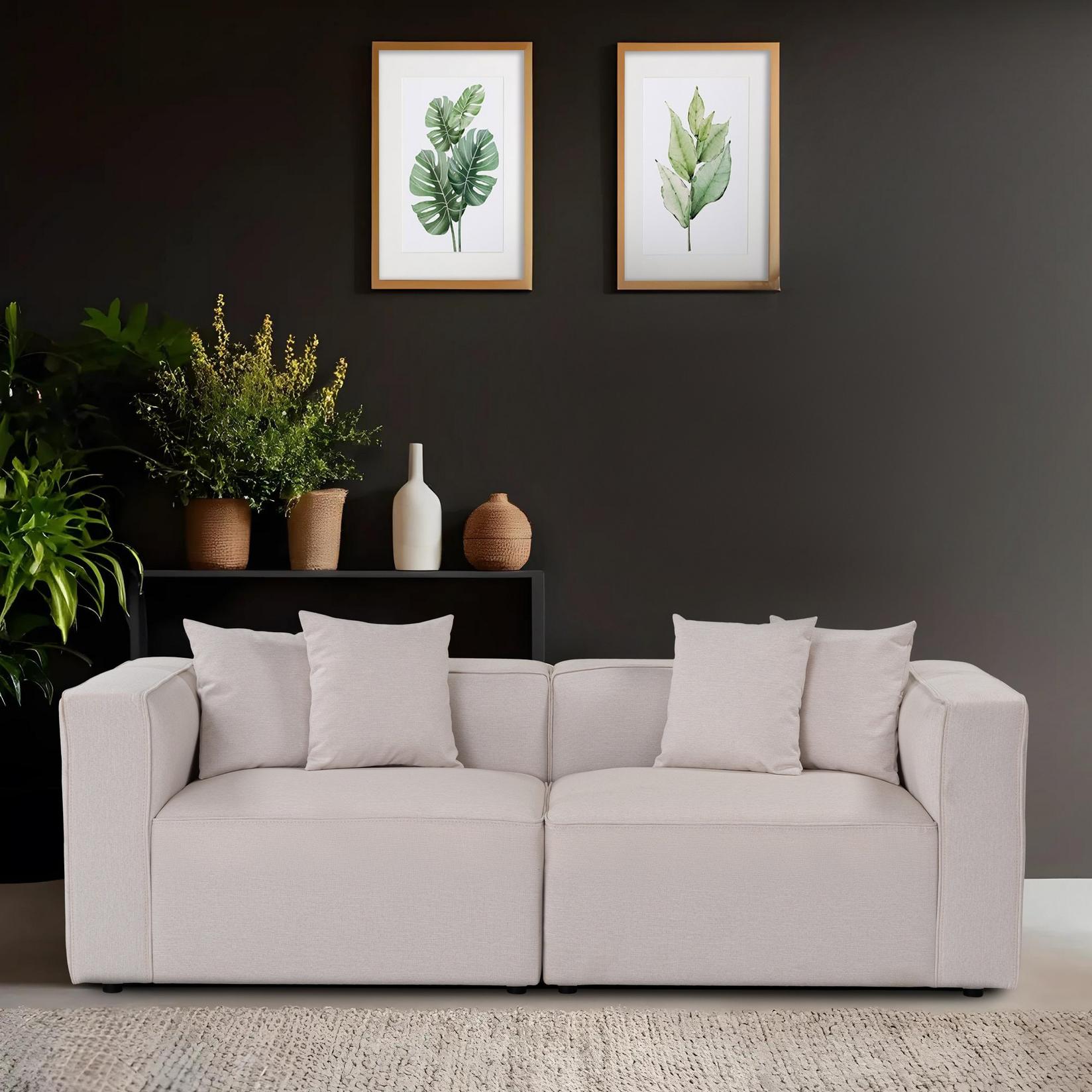 Atelier del Sofa Dvosed, 220x69x90 cm, Bež