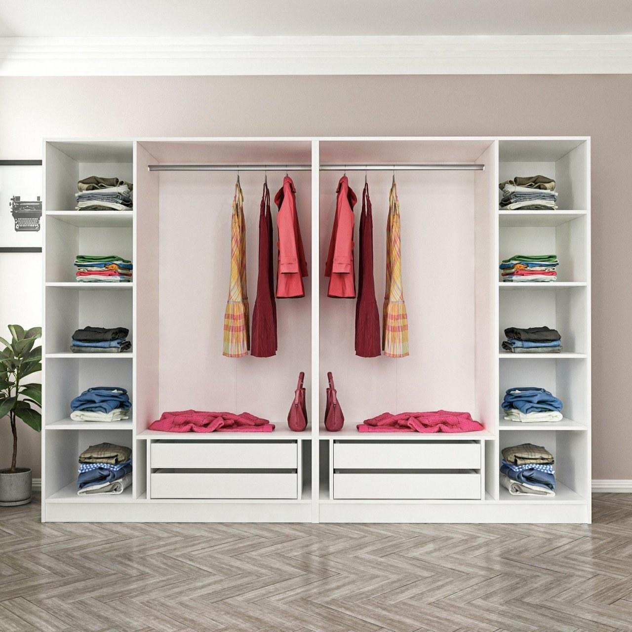Hanah home Ormar Kale 270x190x52cm Bijeli