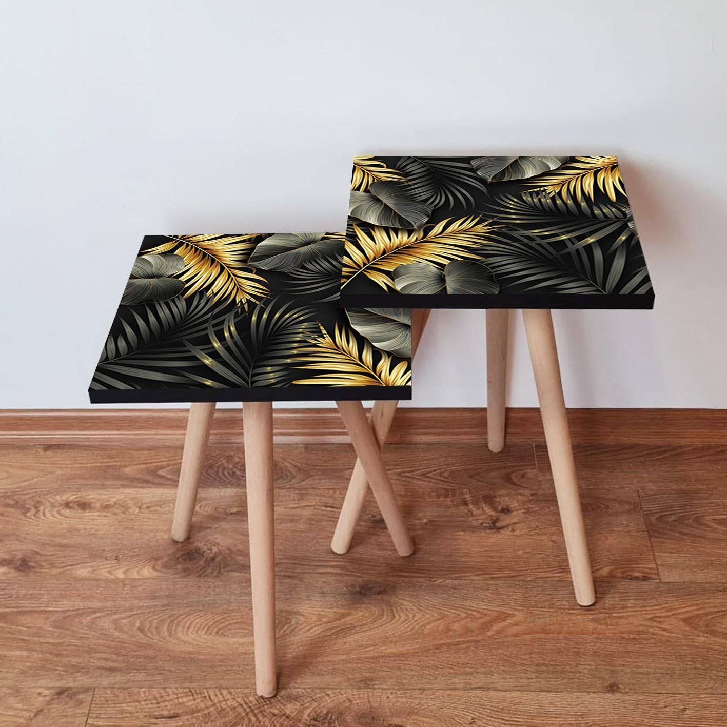 Hanah Home Set klub stolova, 2 dijela Šareni