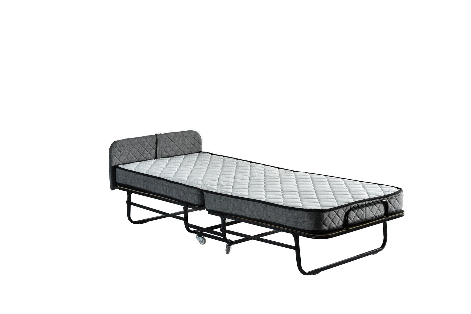 Hanah Home Sklopivi krevet Otel 90x15x200cm Crni