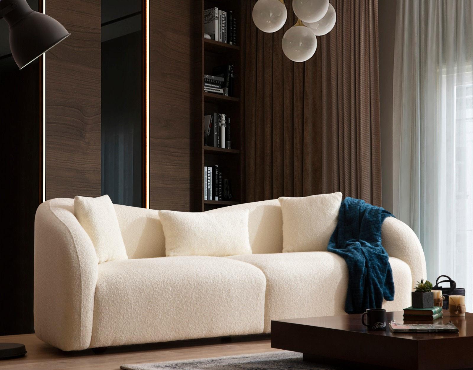 Atelier del Sofa Trosjed Venedik 236x76x91 cm, Krem