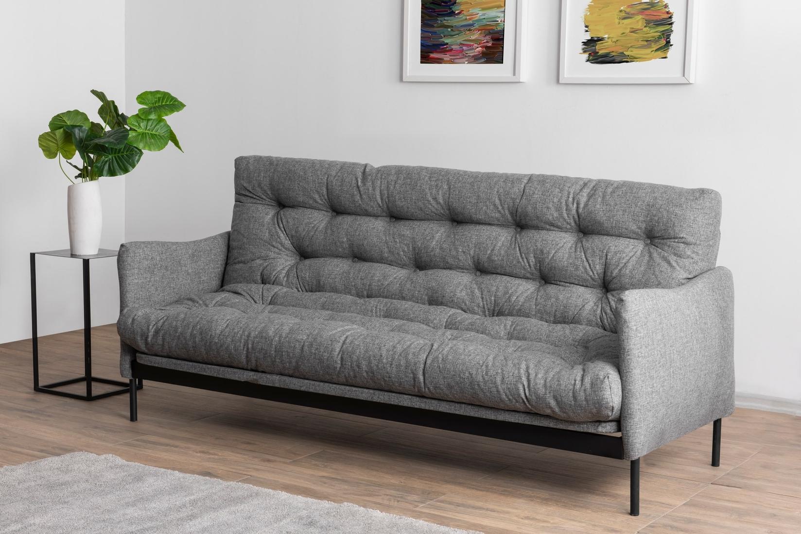Atelier del Sofa Trosjed na razvlačenje Renge, 200x92x82 cm, Svijetlosivi