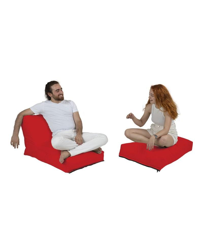 Atelier del Sofa vreća za ležanje crvena