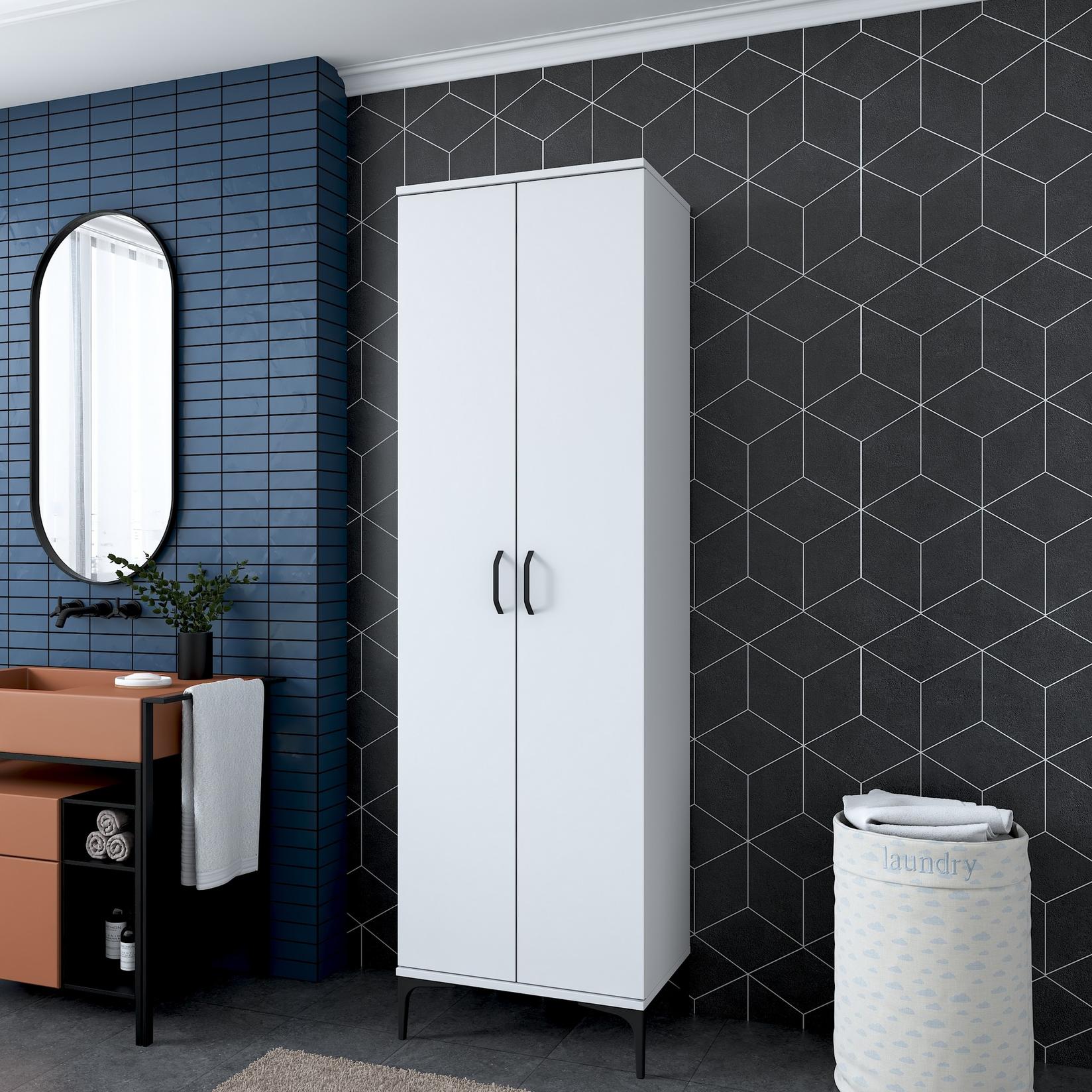 Hanah Home Komoda s ladicama 60x198,6x40cm Bijela