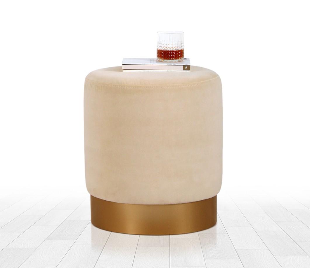 Atelier del Sofa Tabure 45x40cm, Krem