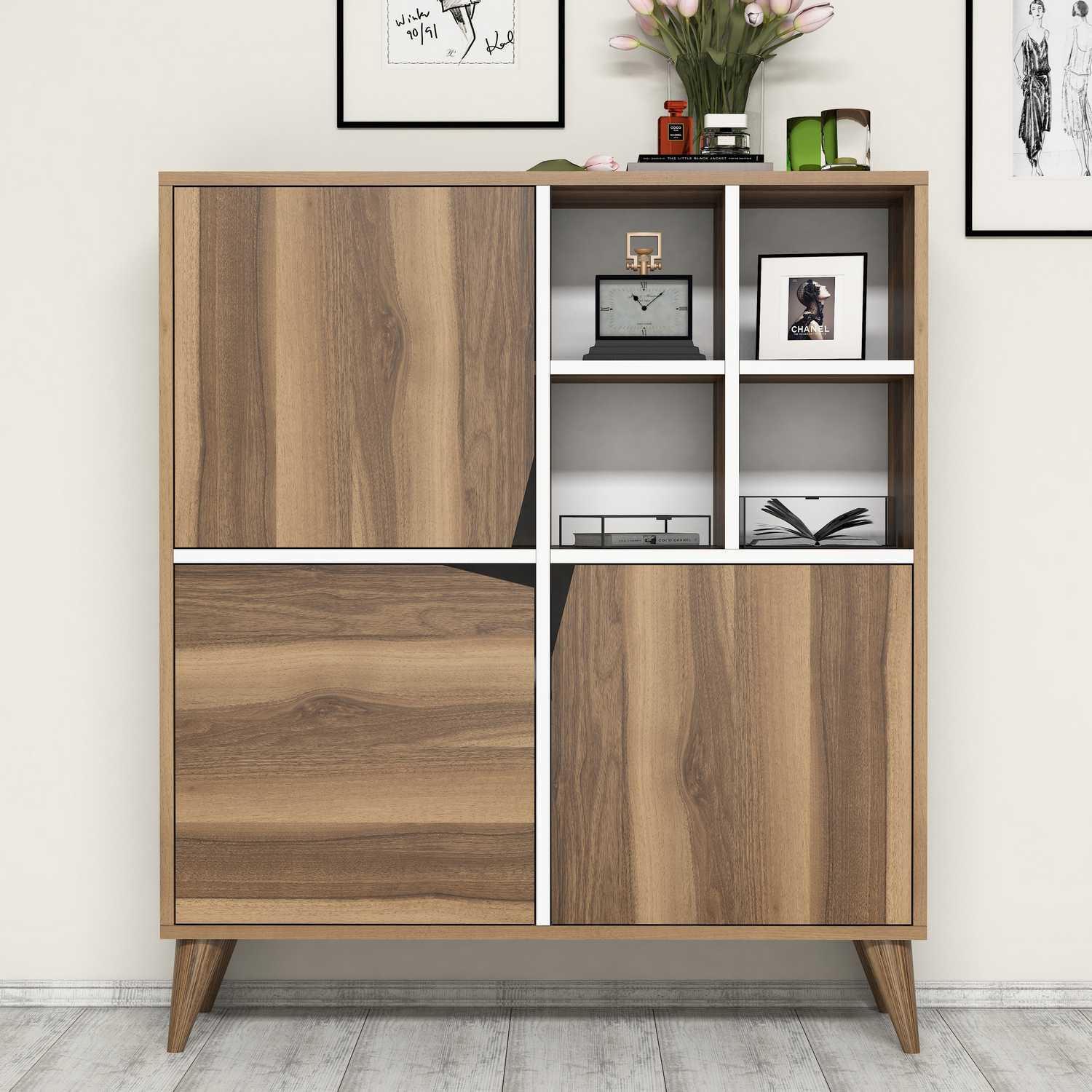 Hanah Kućna komoda Pulse 100x115x30cm Orah