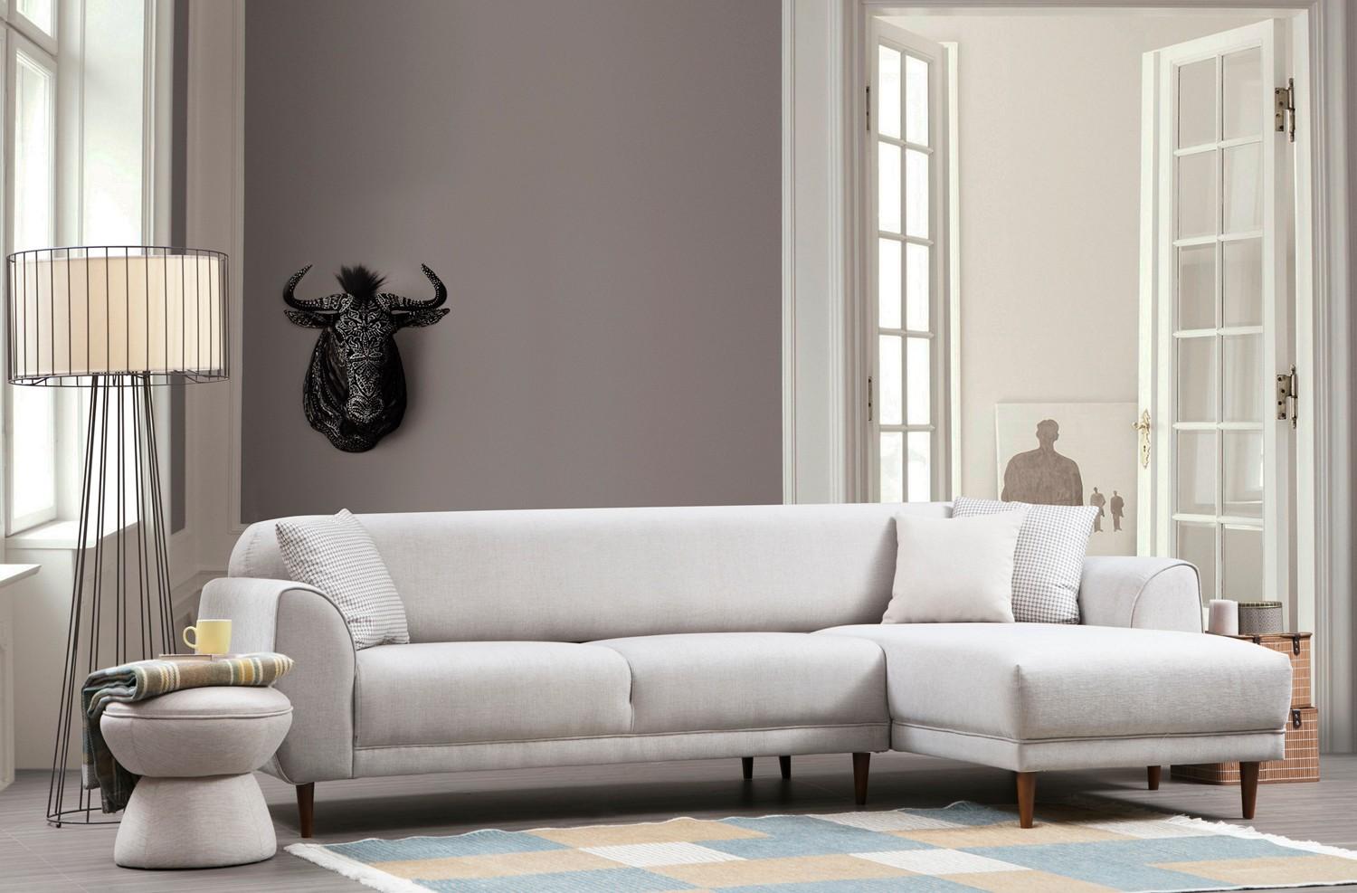 Atelier del Sofa Kutna sofa 96x85x287cm Bež