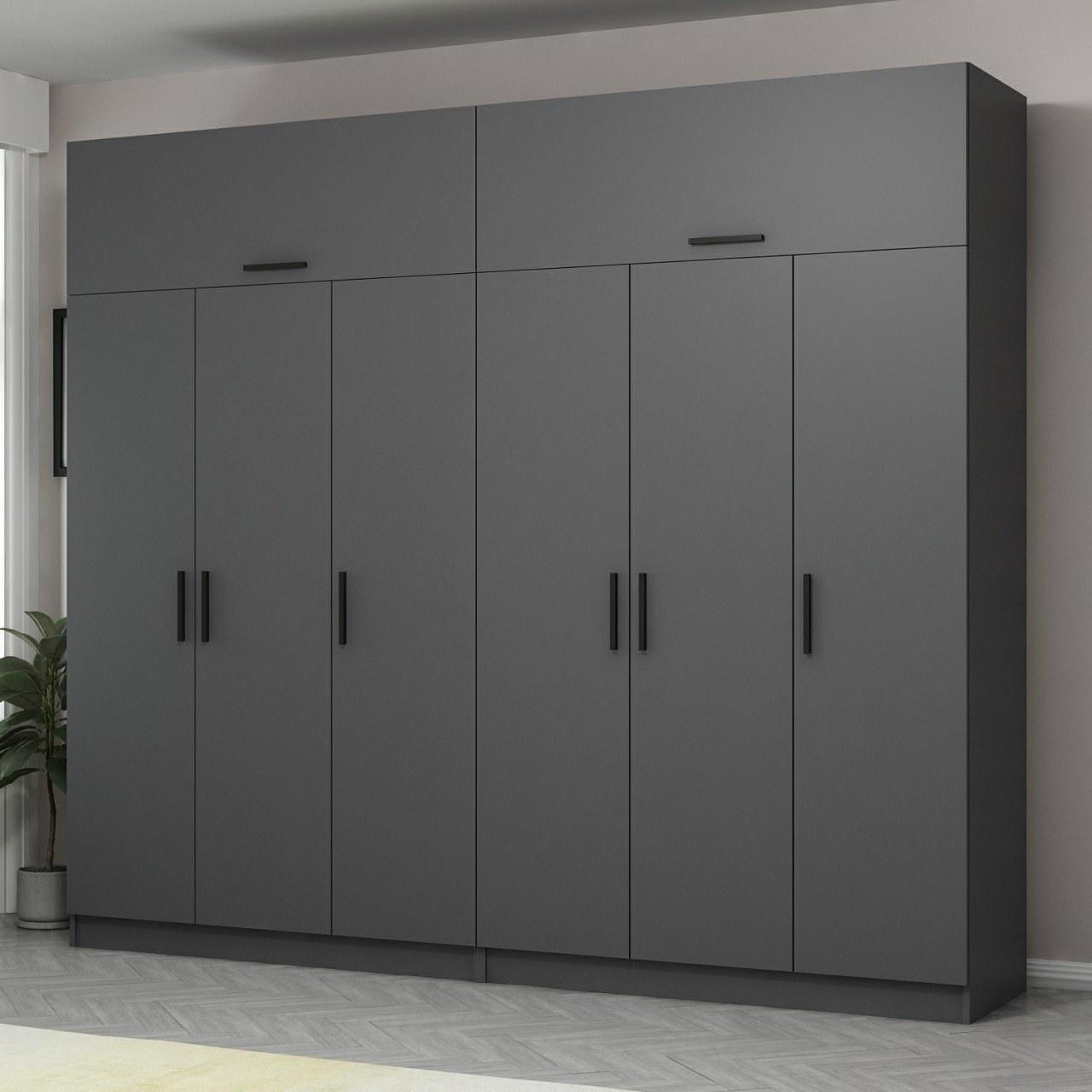 Hanah home Ormar Kale 270x235x52cm Antracit