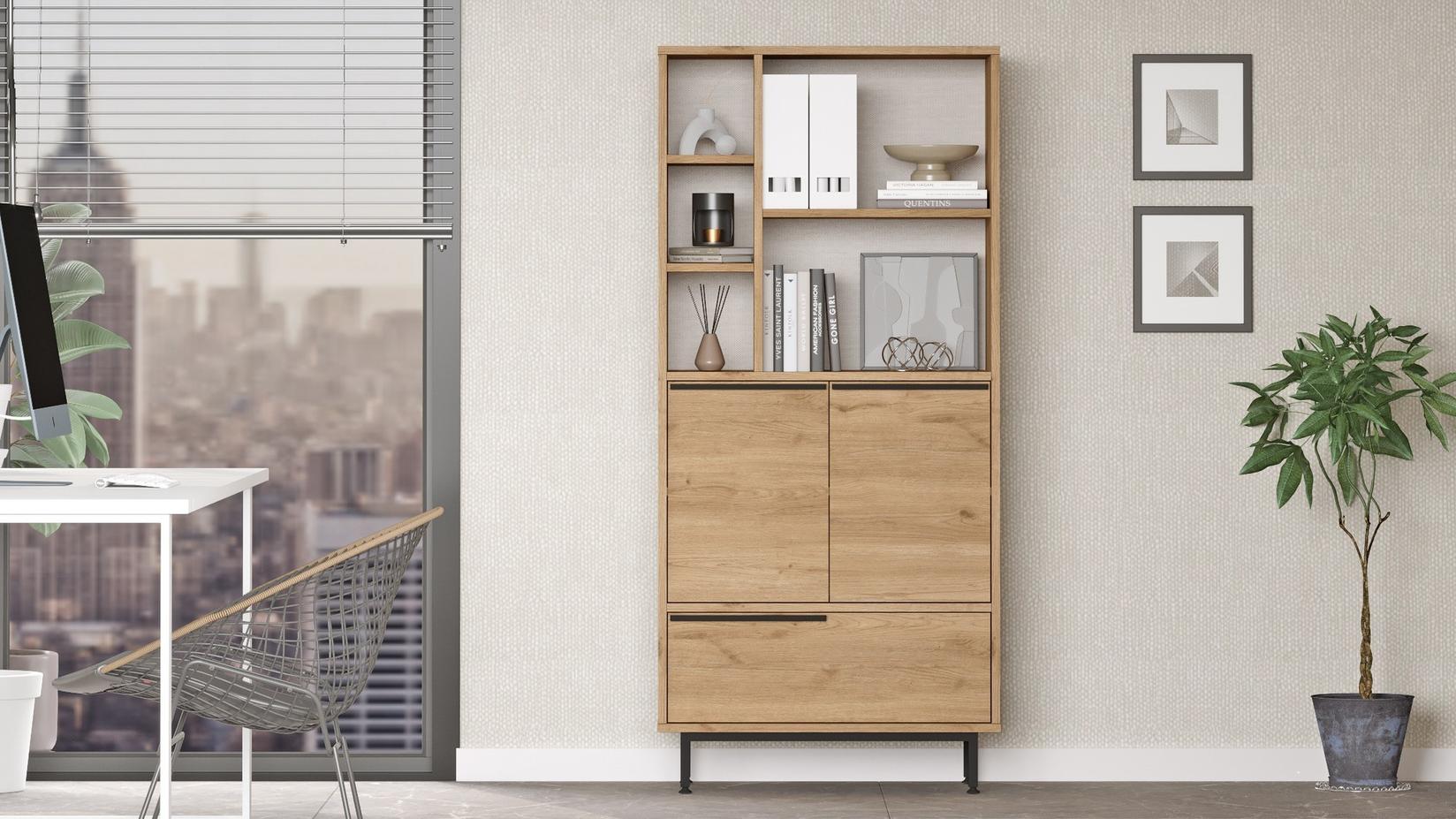 Hanah Home Komoda s ladicama 74,8x161,6x35,5cm Orah