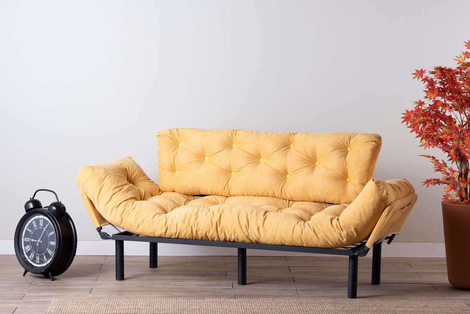 Atelier del Sofa Trosjed na razvlačenje Nitta, 185x85x70 cm, Kaki