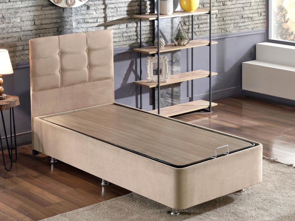 Hanah home Krevet Polo, 120x38x200 cm, Crni