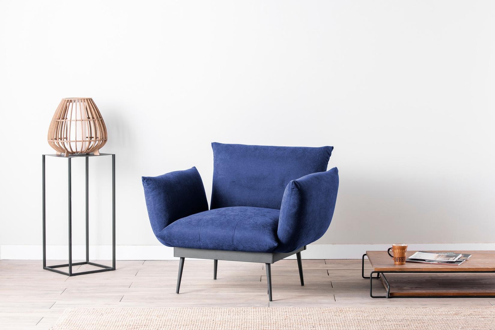 Atelier del Sofa Fotelja Jax, 90x95x80 cm, Teget