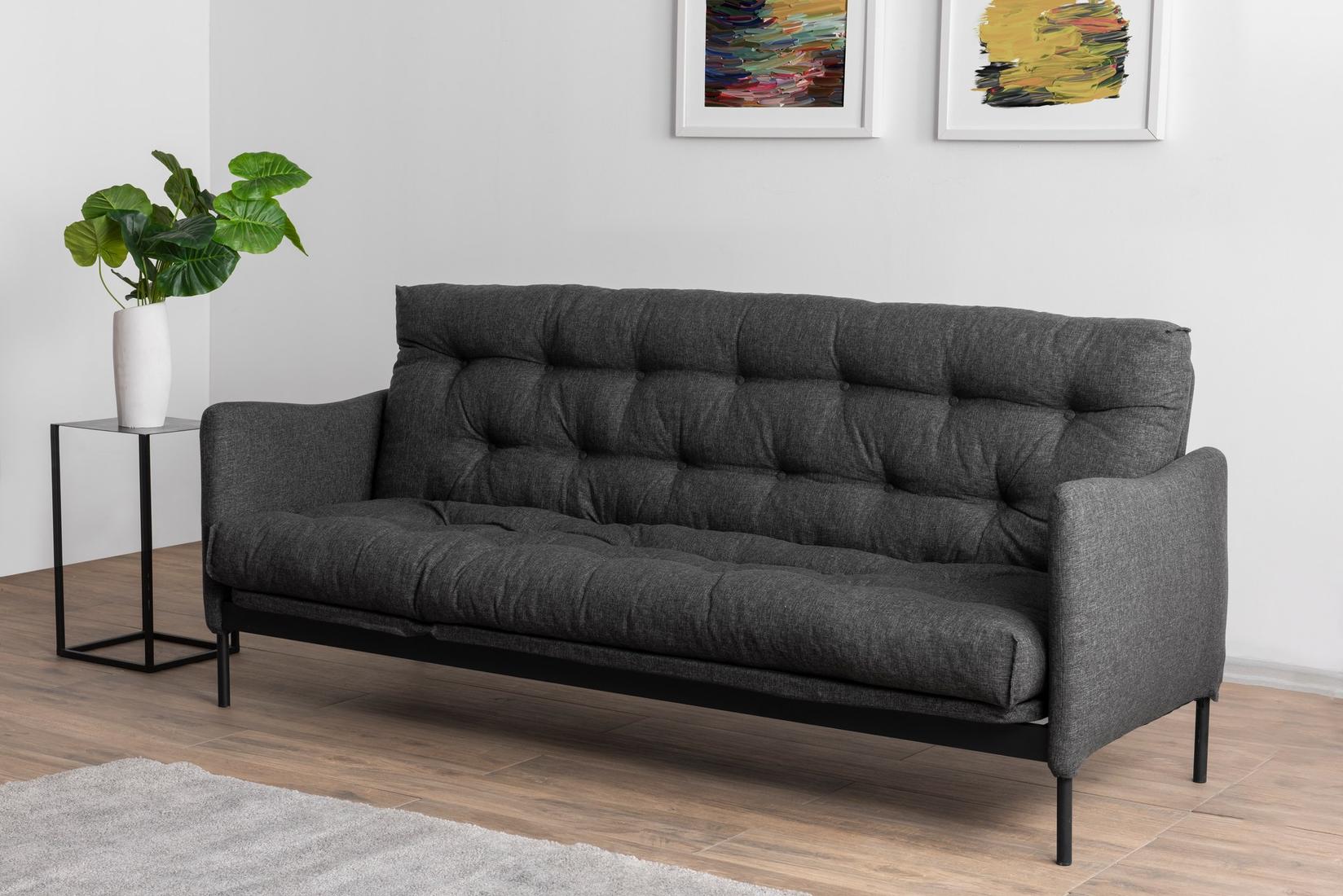 Atelier del Sofa Trosjed na razvlačenje Renge, 200x92x82 cm, Tamnosivi