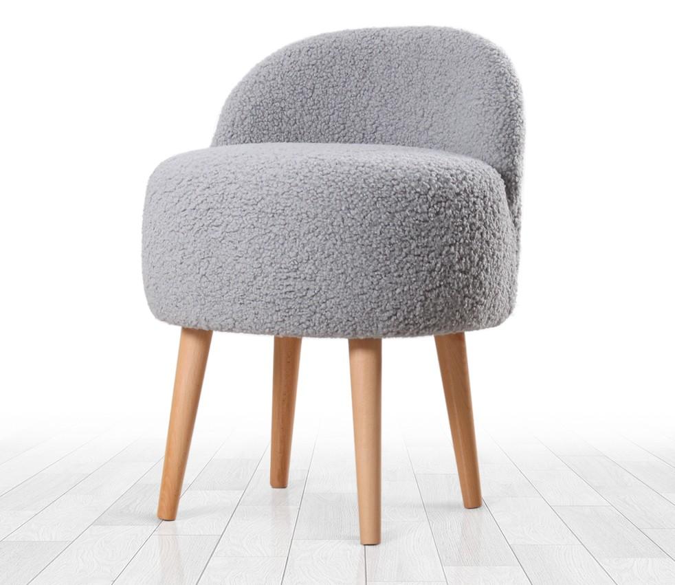 Atelier del Sofa Tabure 48x47x42cm, Sivo