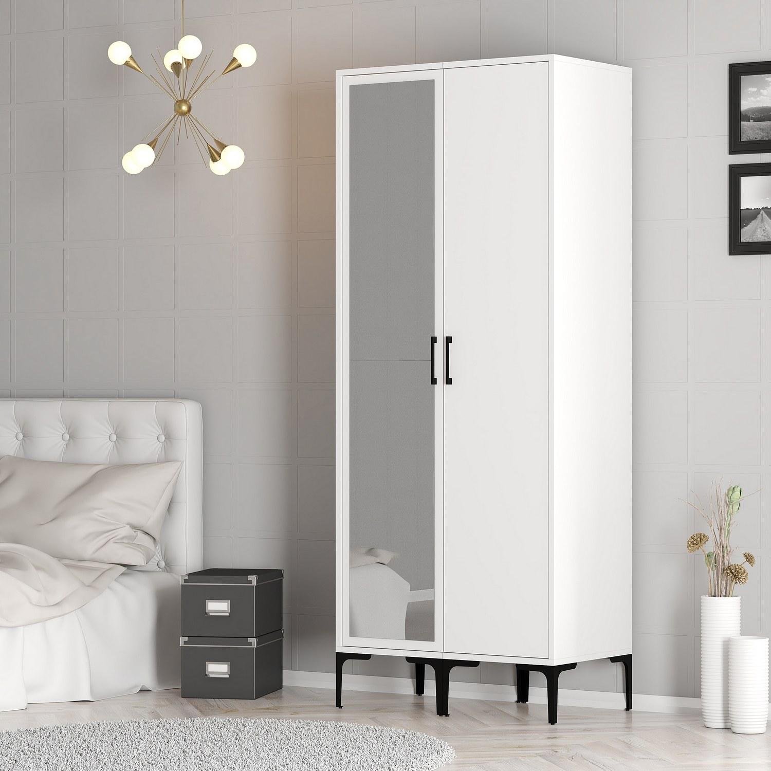 Hanah home Ormar Kumsal RS 80x47,5x201cm Bijeli