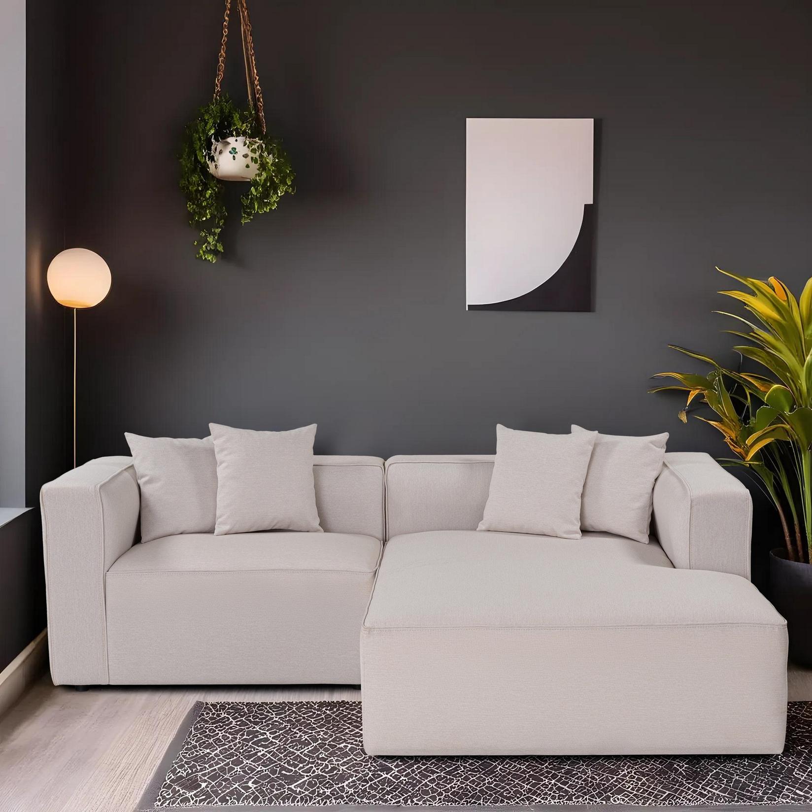 Atelier del Sofa Kutna sofa 230x69x180cm Bež