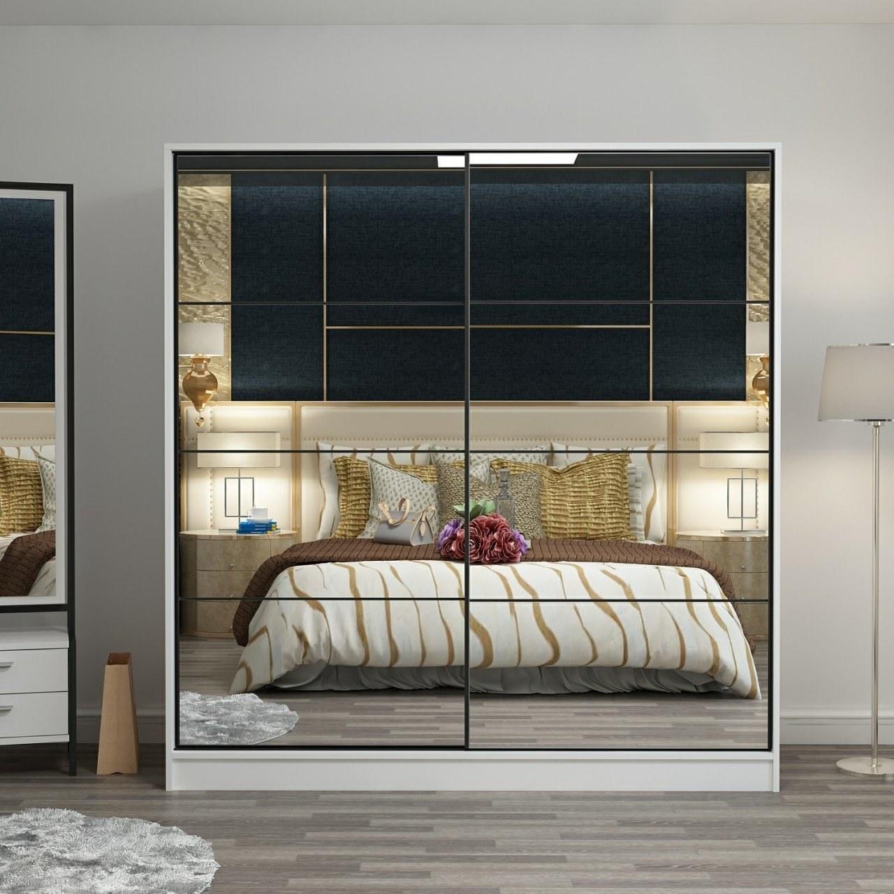 Hanah home Ormar Kale 180x210x52cm Bijeli