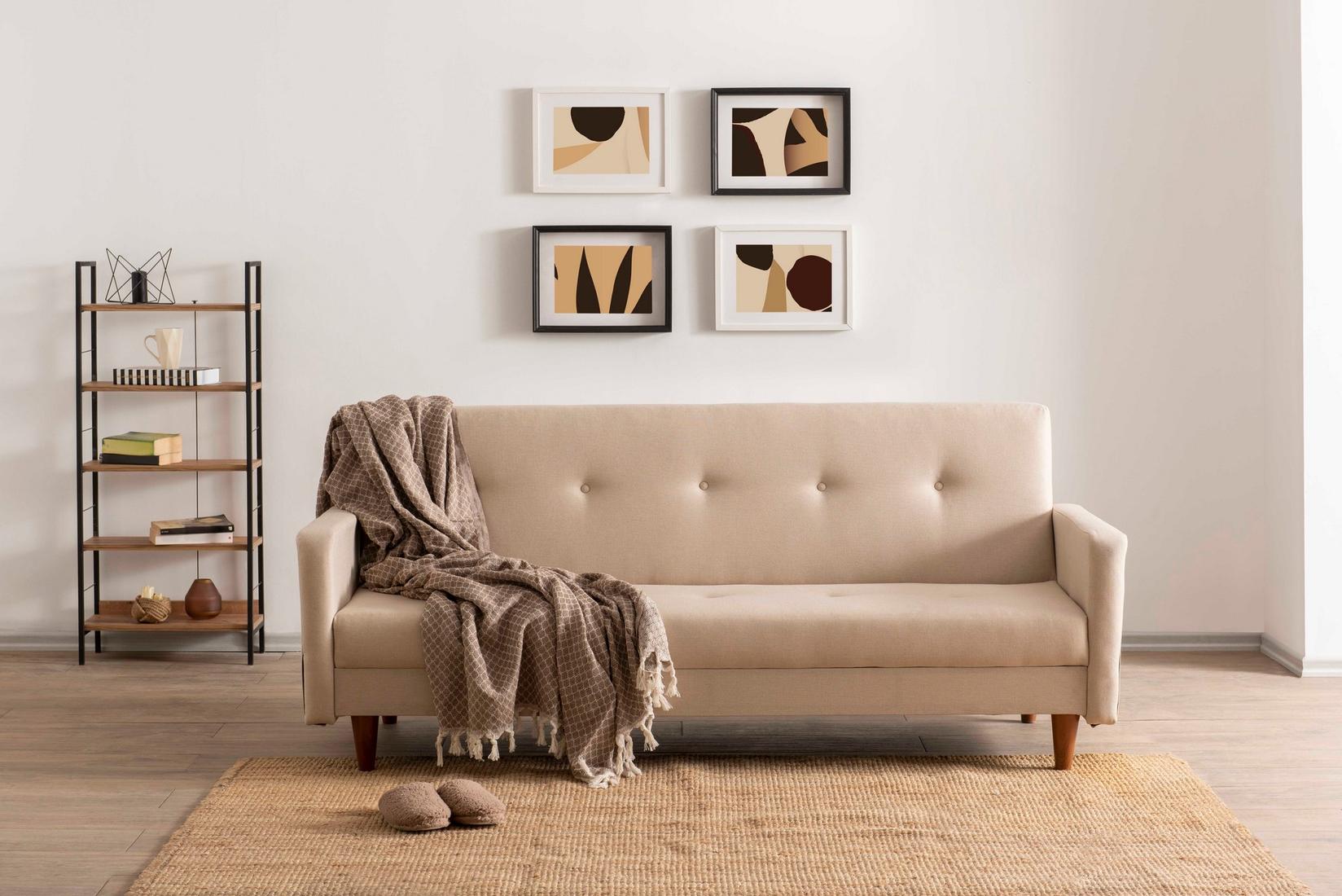 Atelier del Sofa Trosjed na razvlačenje Hiko, Krem