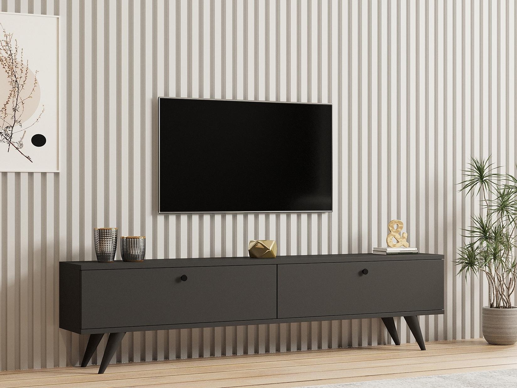 Hanah home TV Chest Paris Antracit