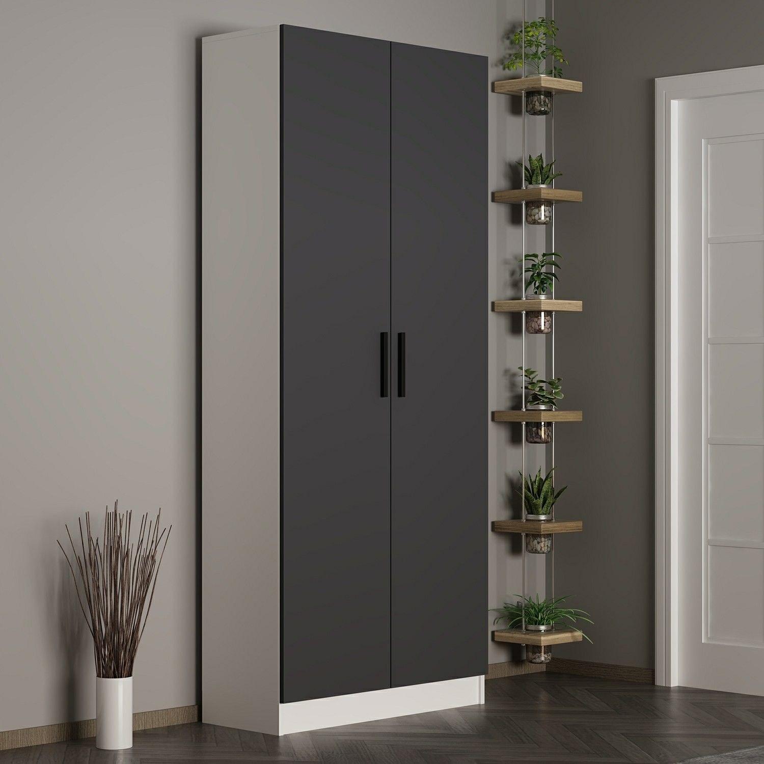 Hanah Home Komplet predsoblje Noah, Antracit