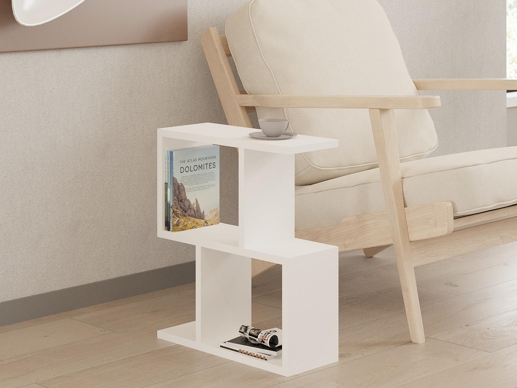 Hanah home Klub sto Zet 45x51.4x17cm Bijeli