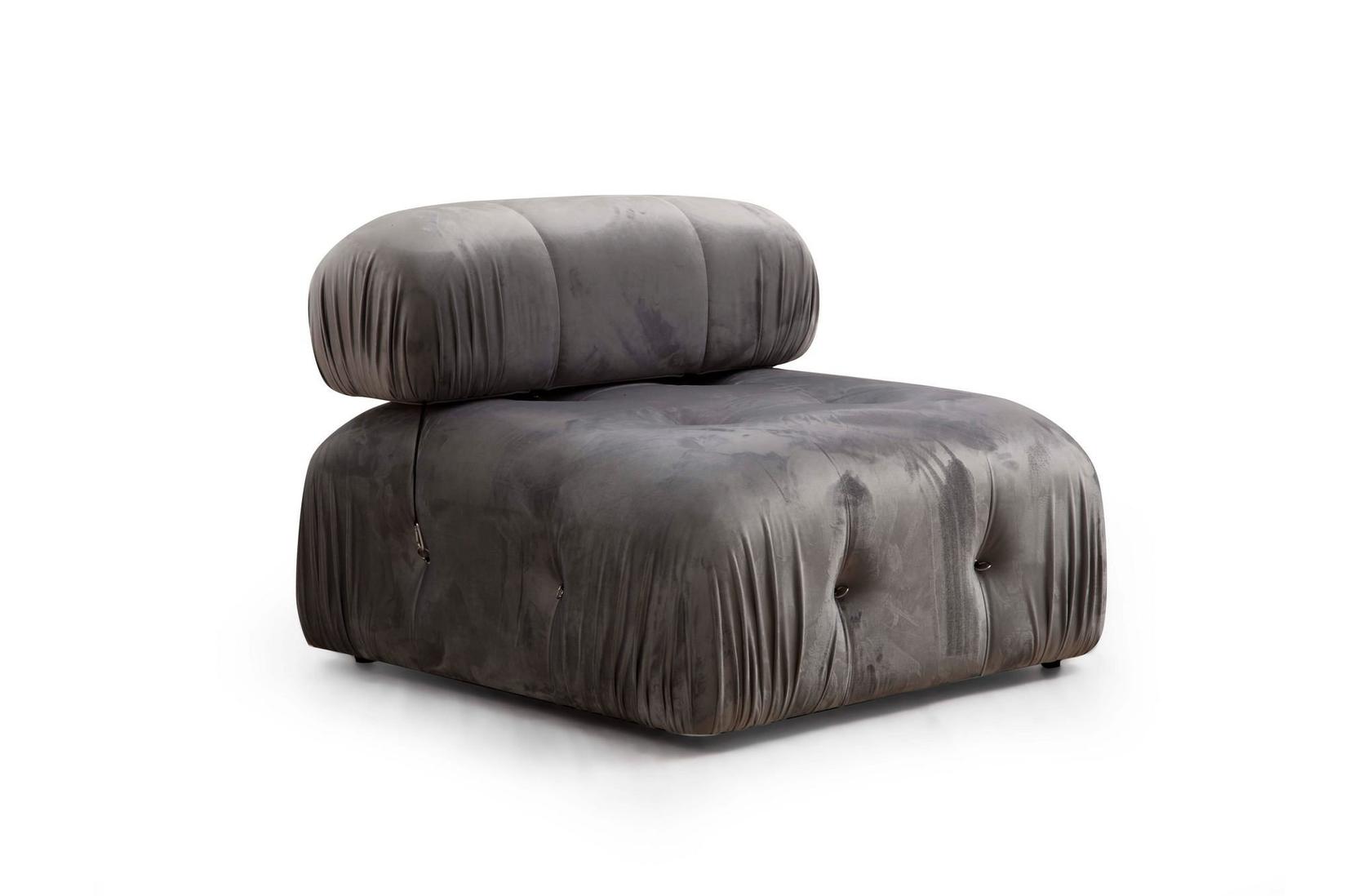 Atelier del Sofa Fotelja Bubble O1, 95x75x95 cm, Siva