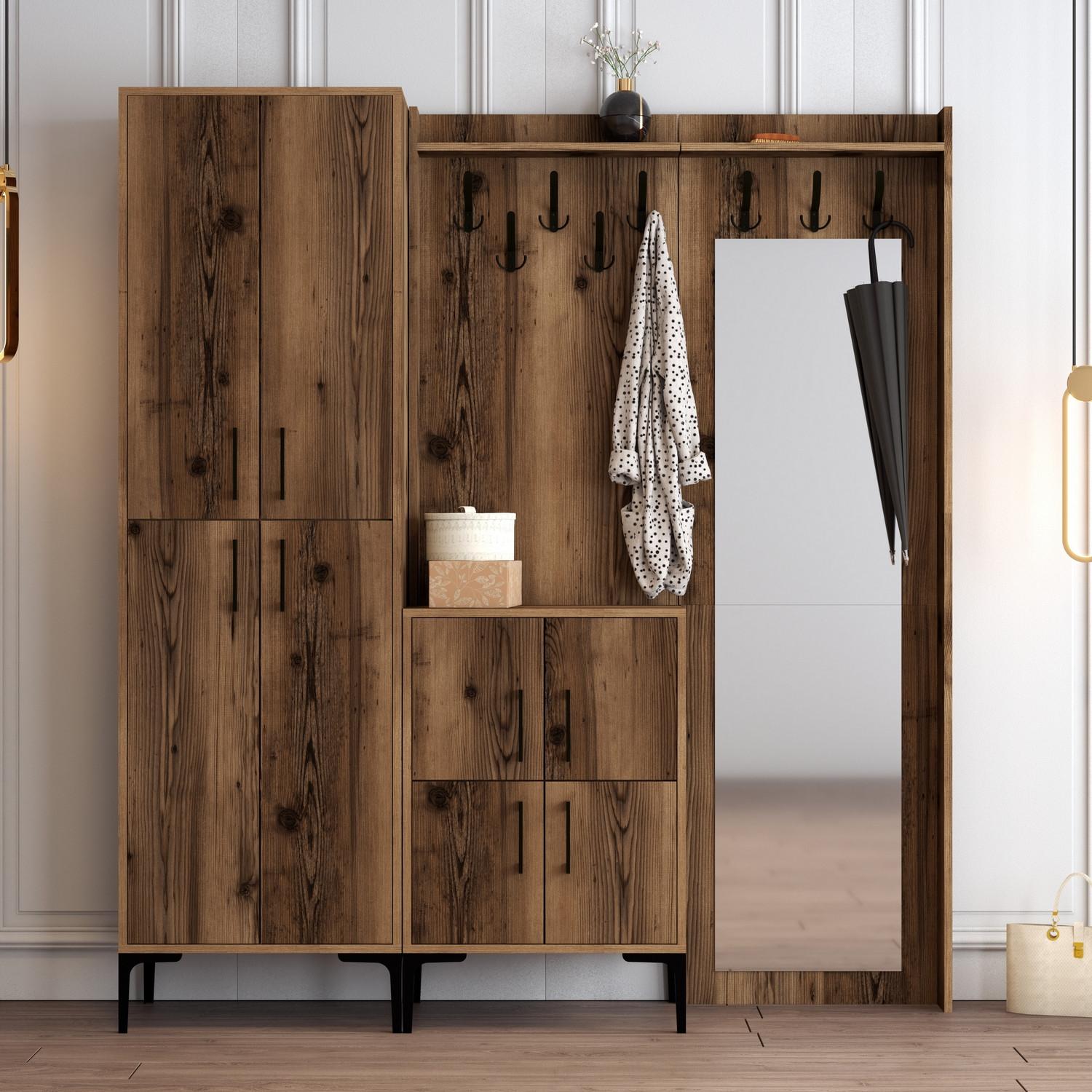 Hanah Home Set za hodnik Berlin ABC, orah