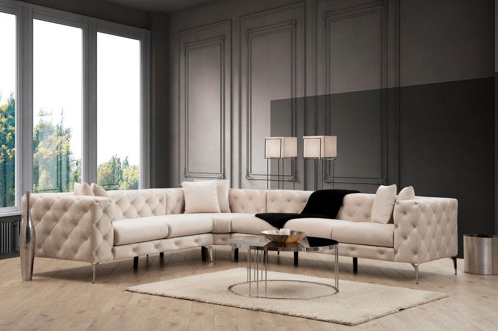 Atelier del Sofa Kutna sofa Como 310x70x270cm Bež