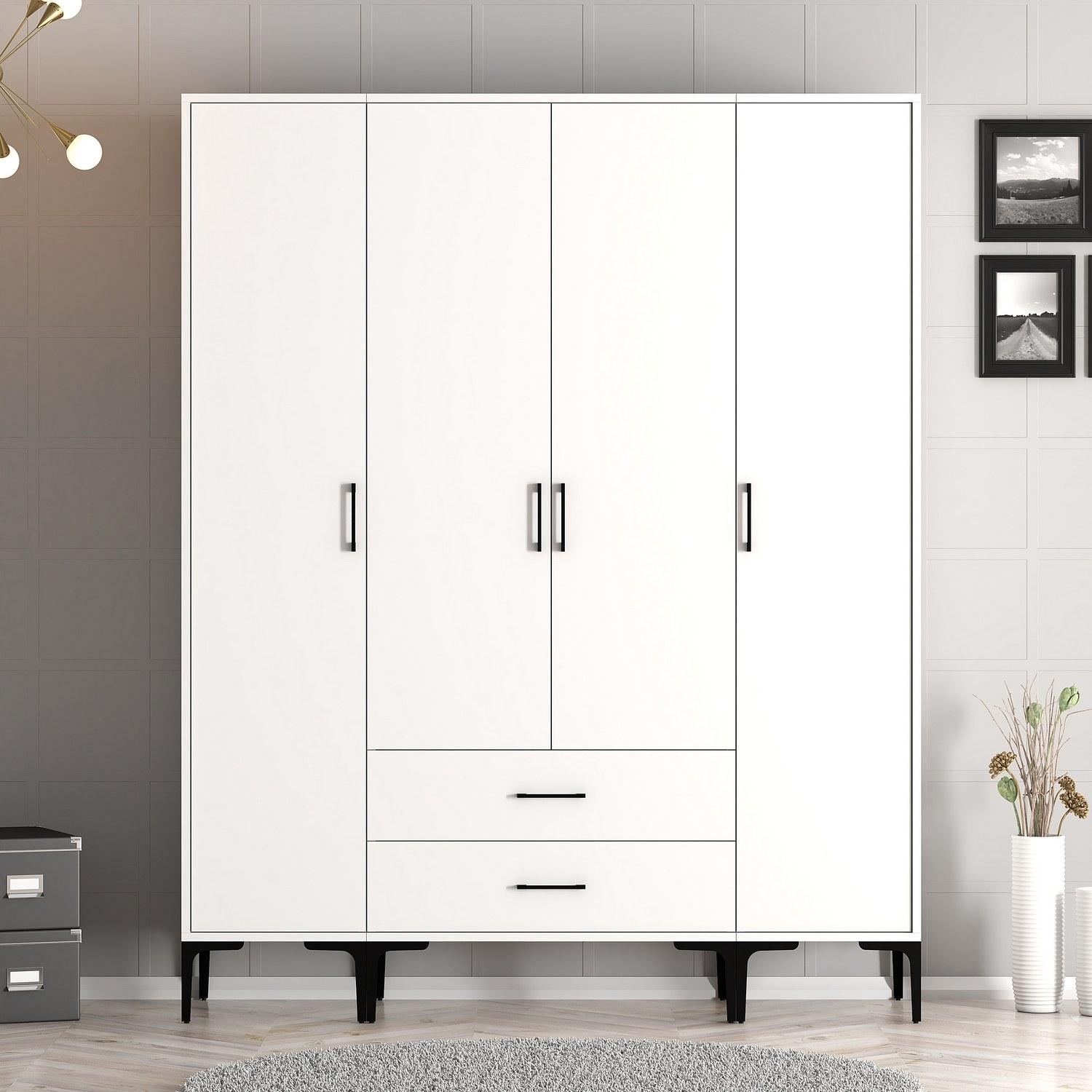 Hanah home Ormar Kumsal STS 160x47,5x201cm Bijeli