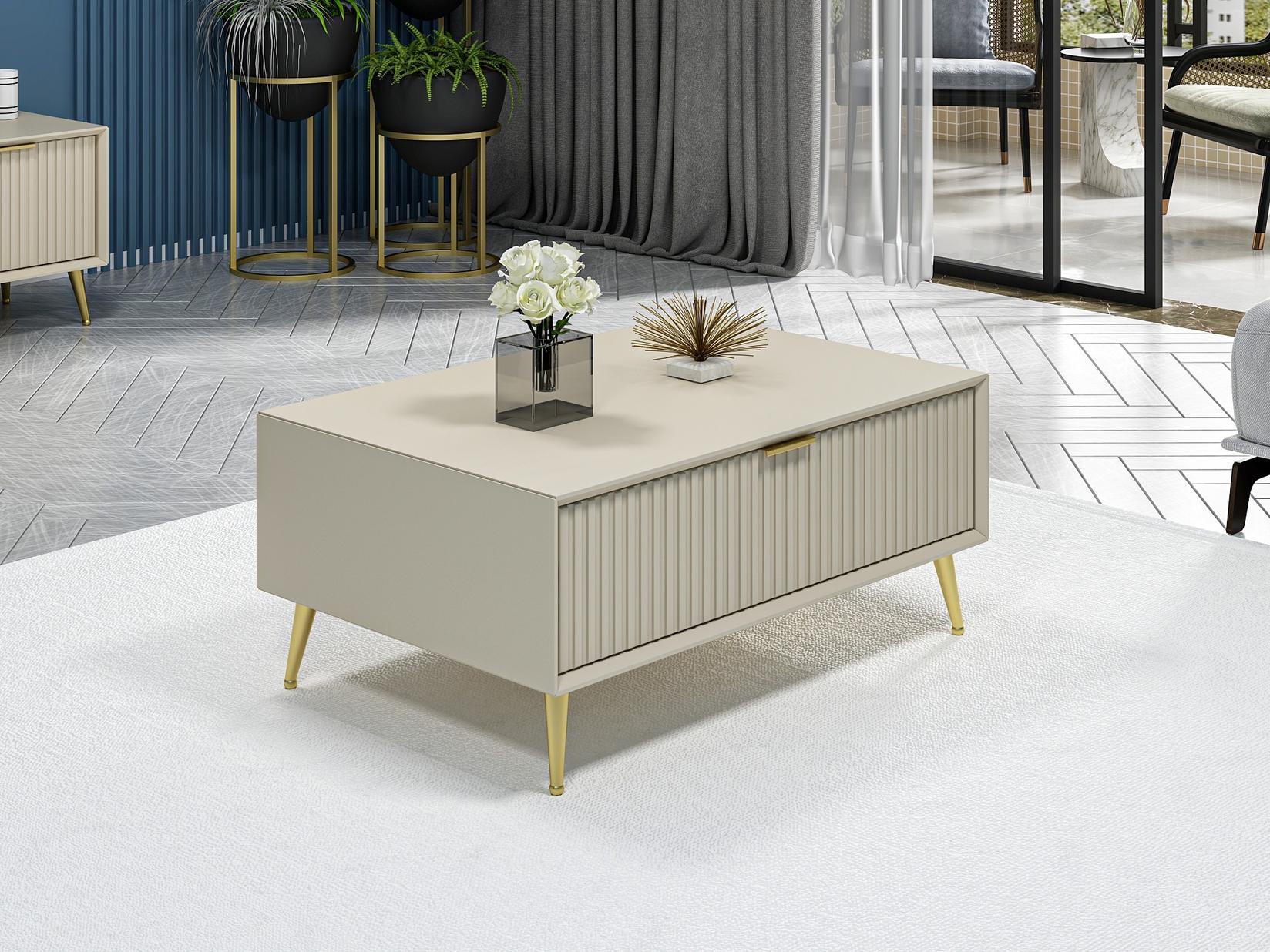 Hanah Home Club sto Luxe 90x40x60cm Sand