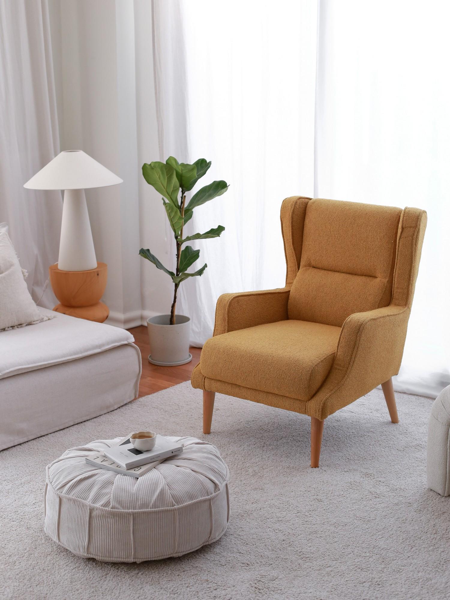 Atelier del Sofa Fotelja Klam, 70x94x78 cm, Kaki