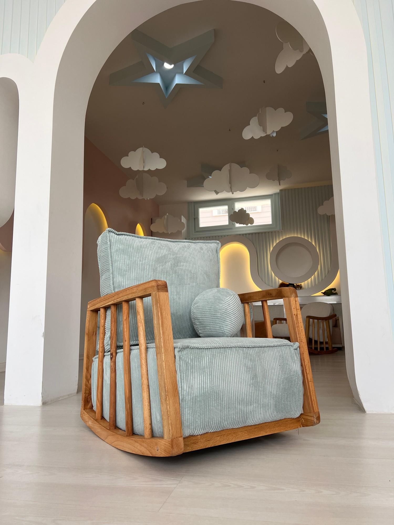 Atelier del Sofa Fotelja Sallanan, 72x63x50 cm, Plava