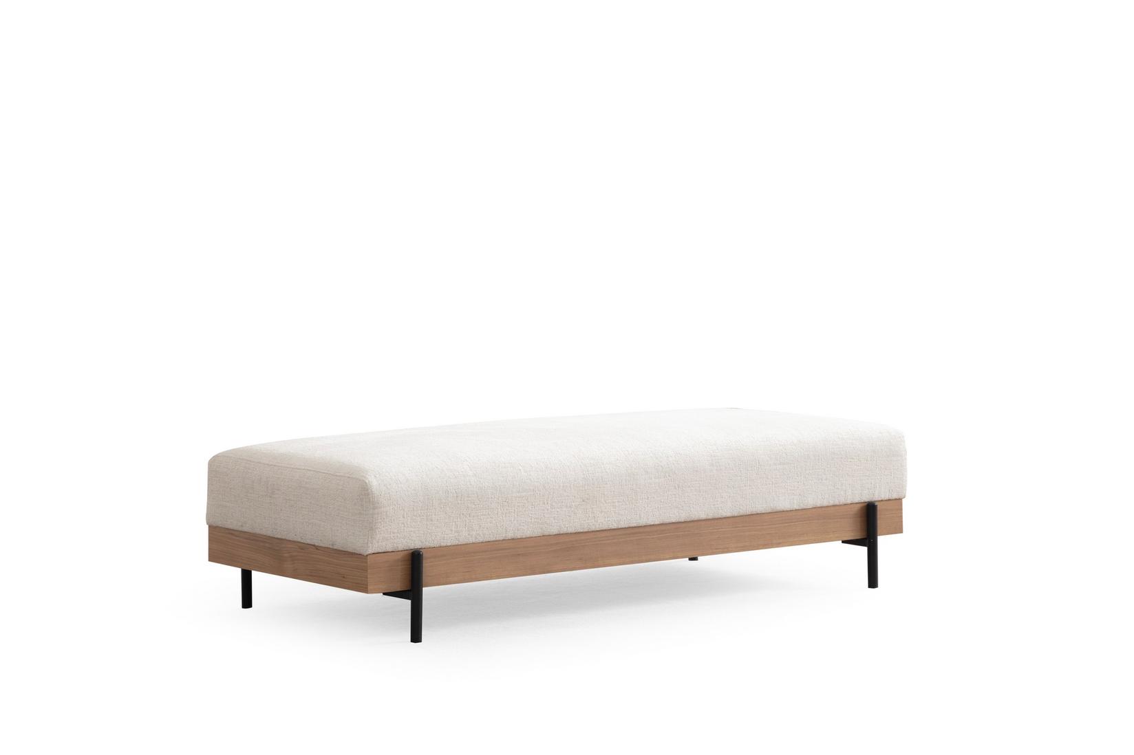 Atelier del Sofa Taburei 158x68x38cm, Bijela