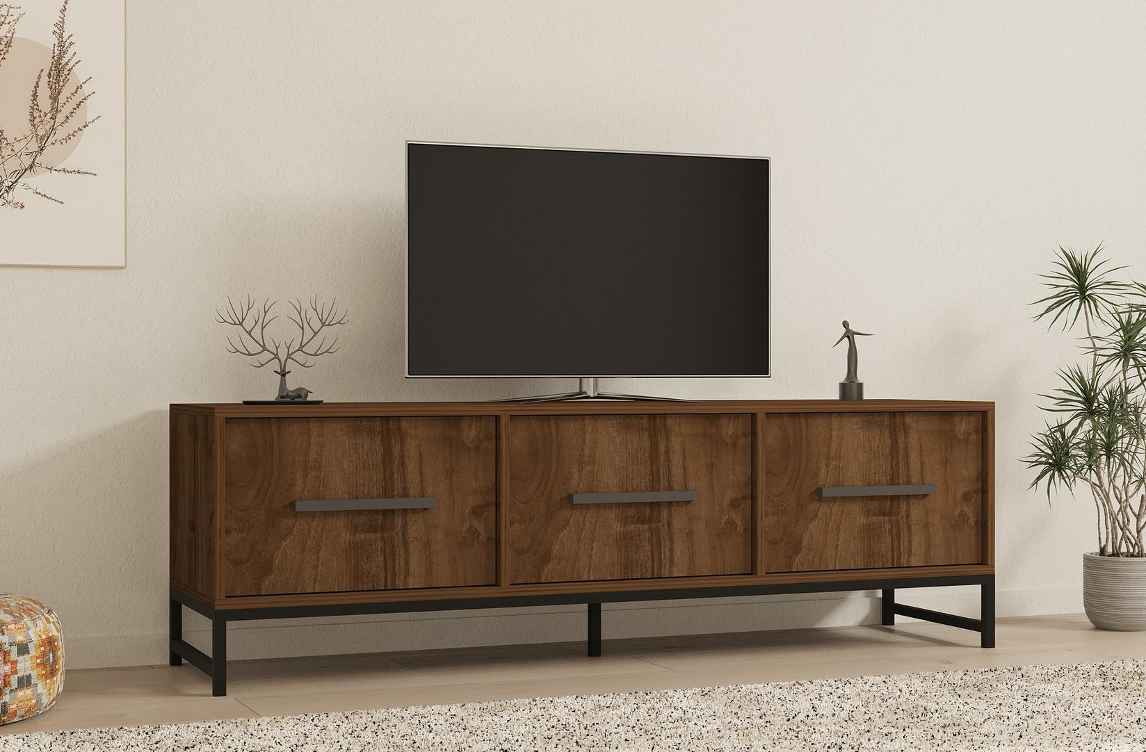 Hanah home TV komoda Melody Walnut