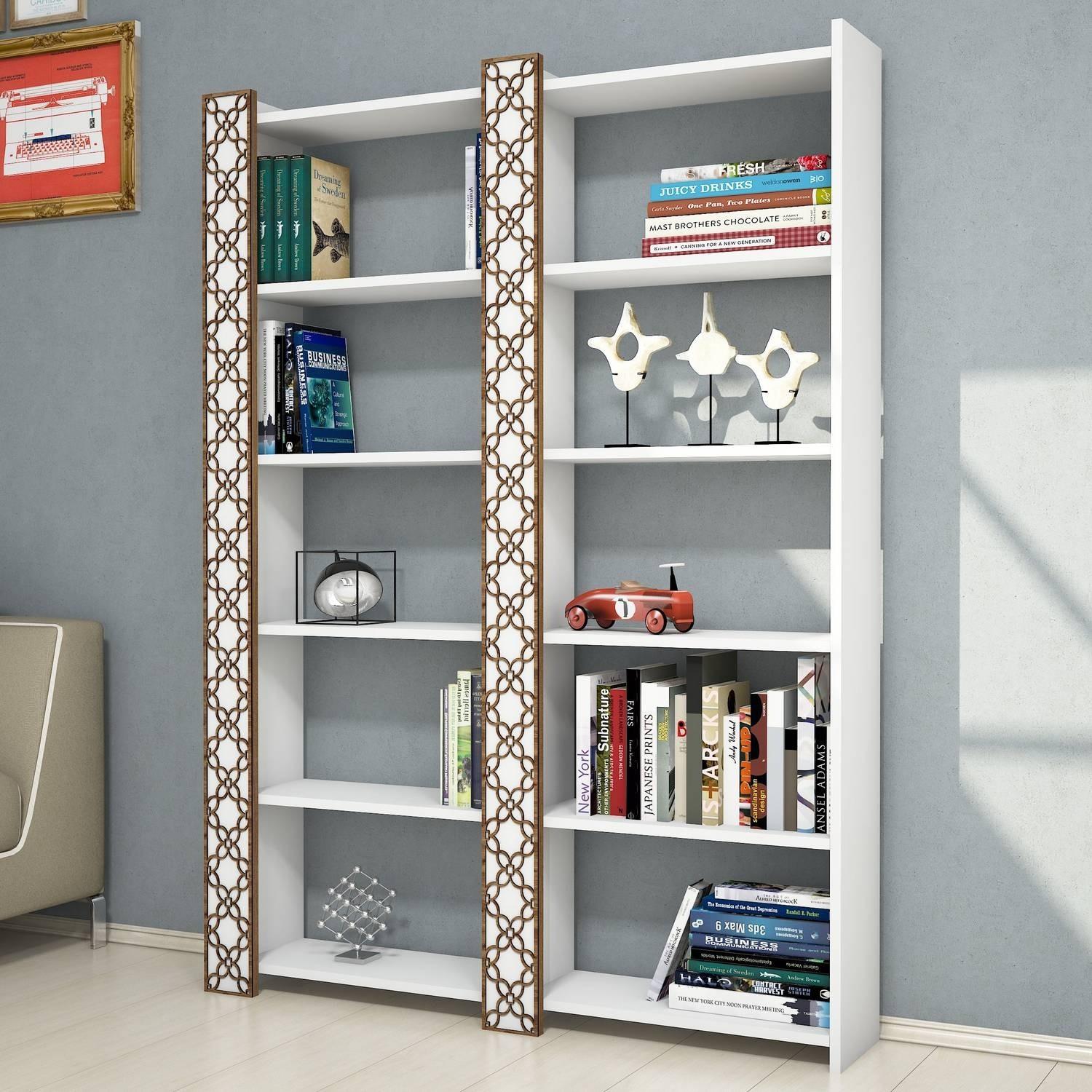 Hanah Home Polica 124x170x24,2cm Bijela