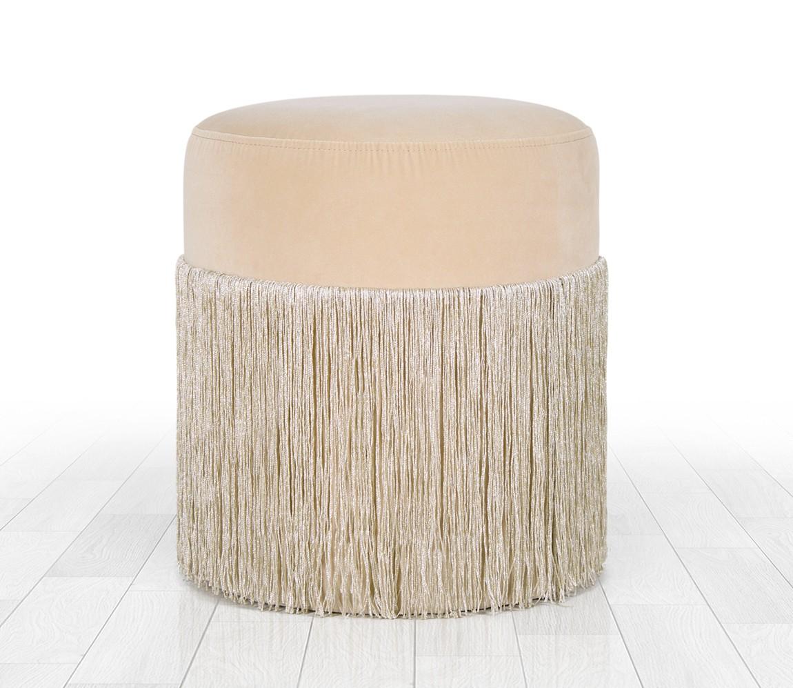 Atelier del Sofa Tabure 40x45cm, Krem