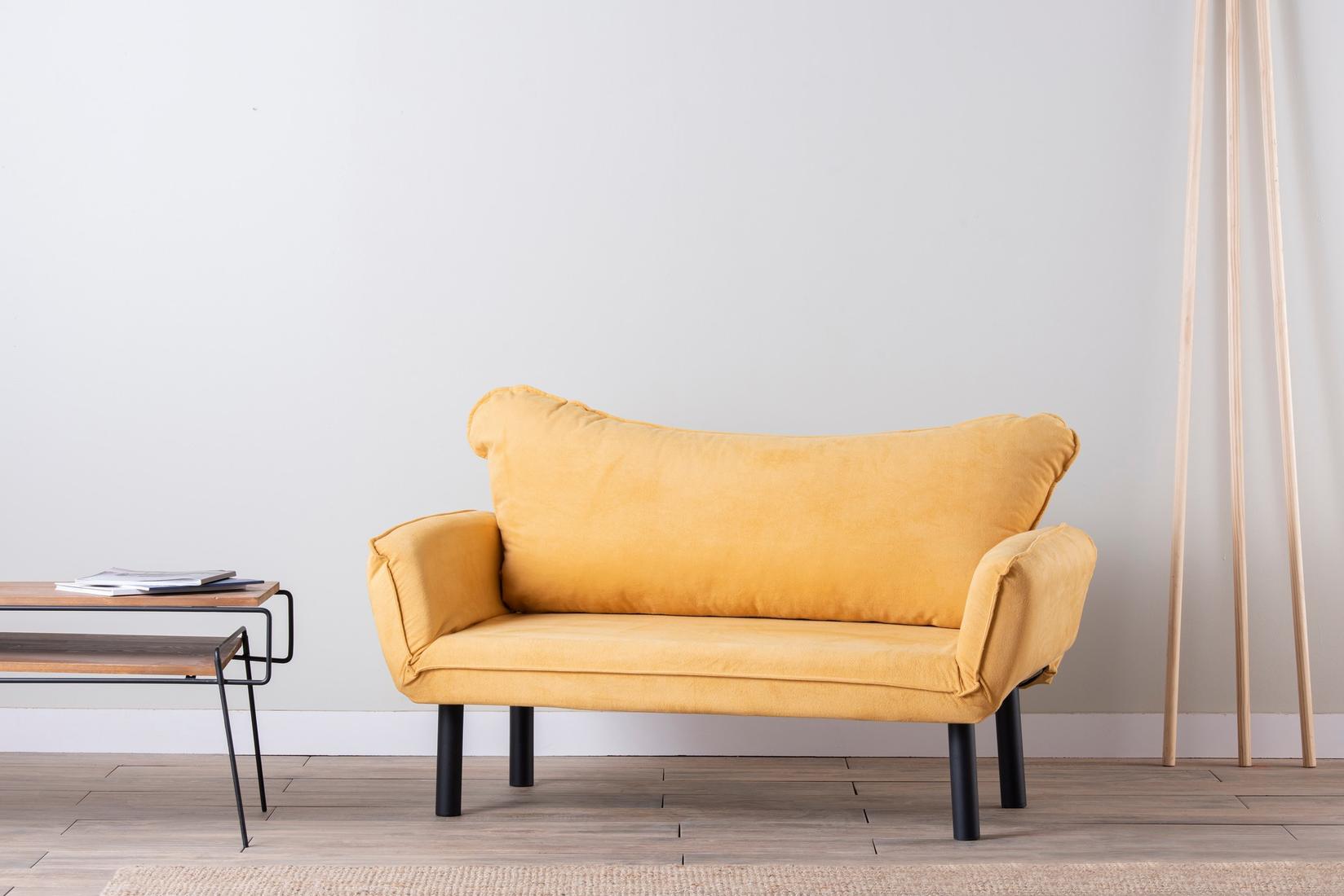 Atelier del Sofa Dvosed na razvlačenje Chatto, 140x70x65 cm, Kaki