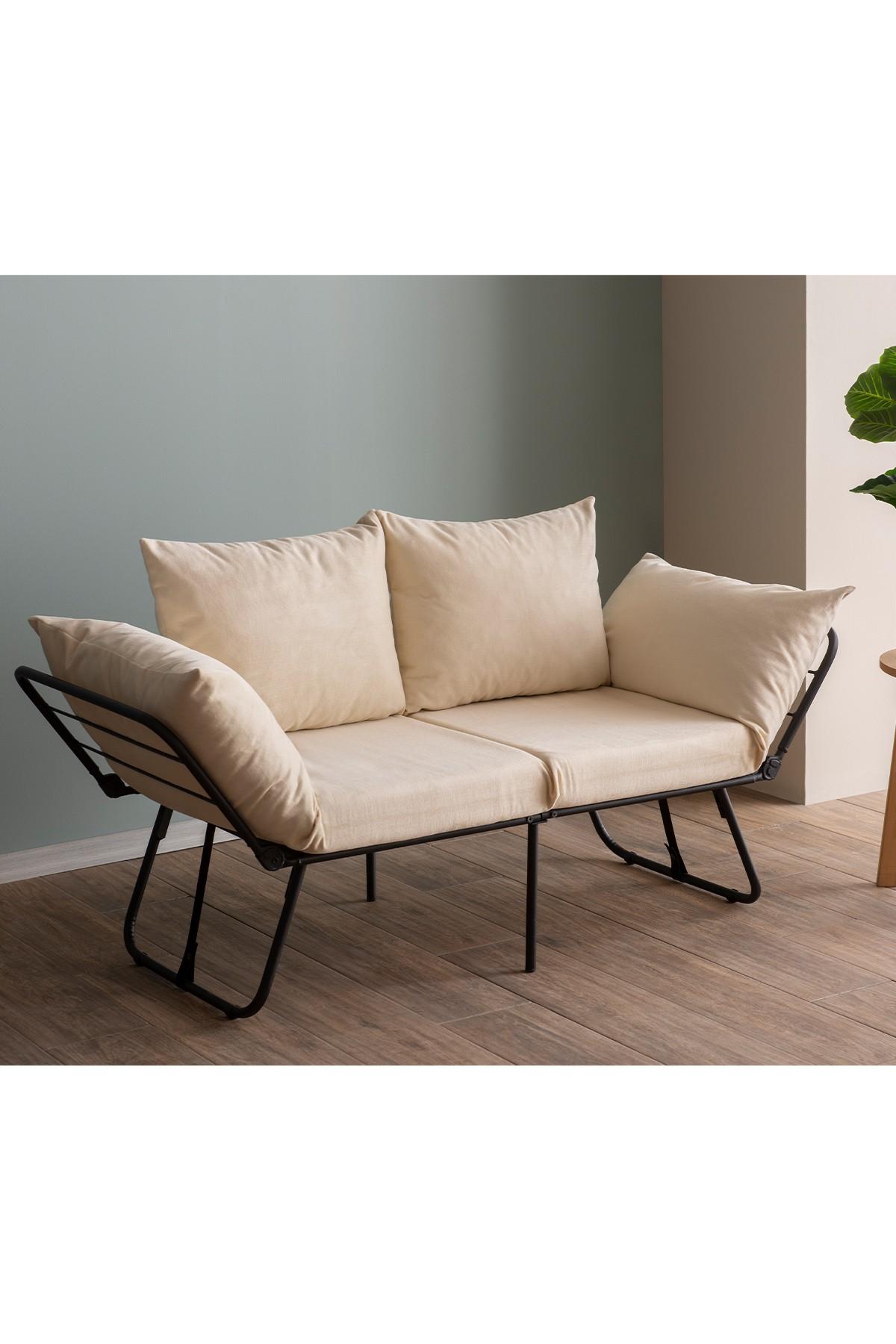 Atelier del Sofa Viper 2 razvlačivi dvosjed, bež