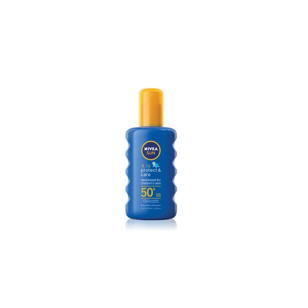 Nivea Dječiji sprej za sunčanje u boji Sun protect & care kids, SPF 50+