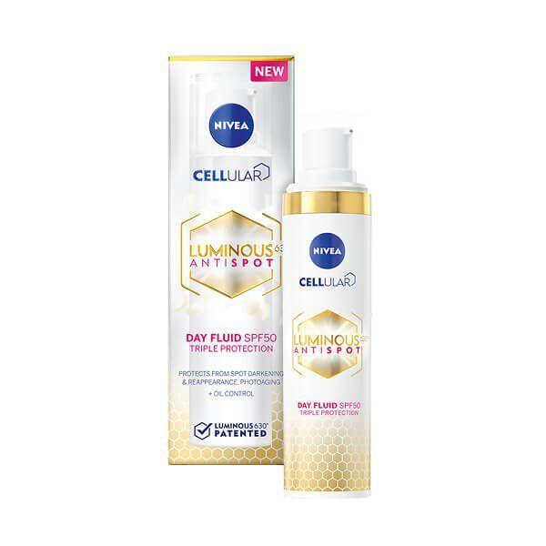 Nivea Dnevni fluid protiv pigmentacijskih mrlja, Cellular Luminous630, SPF 50, 40 ml