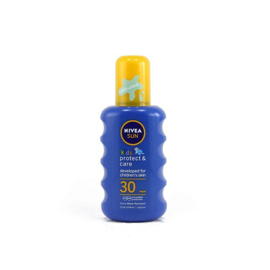 Nivea Dječiji sprej za sunčanje u boji Sun protect & care kids, SPF 30
