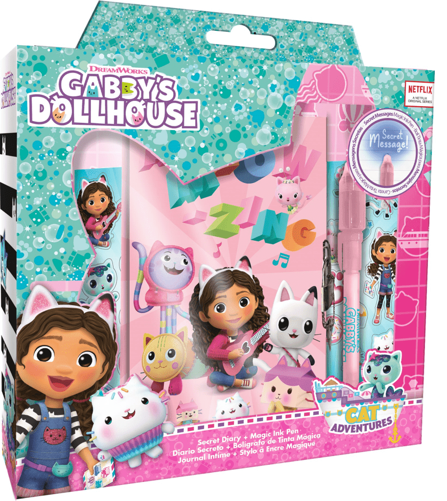 Gabby's dollhouse Dječiji dnevnik sa čarobnom olovkom GD00038