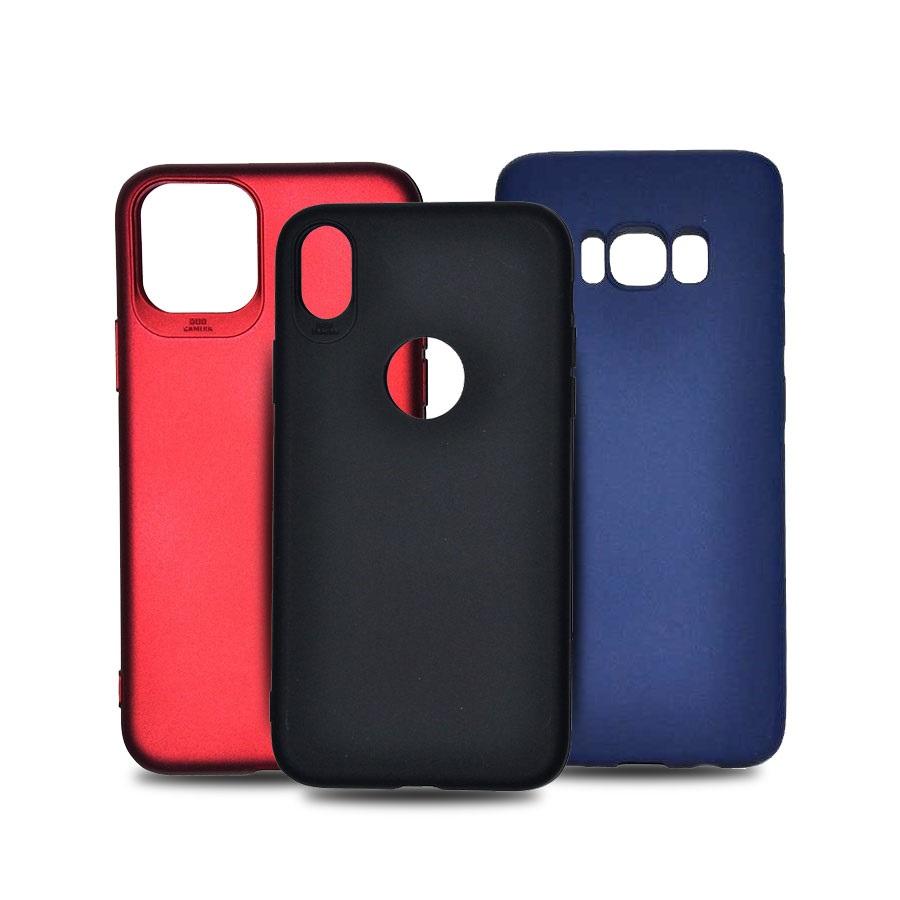 Rubber Platoon Silikon iPhone XS Max Crna