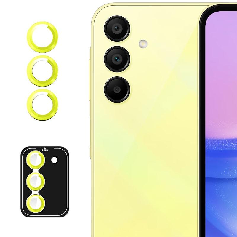 Positioner Staklo Kamere Metal Samsung A15 Žuti